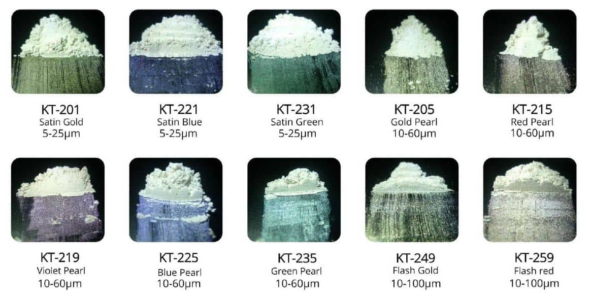 Interference Series Mica Pigments - Natural