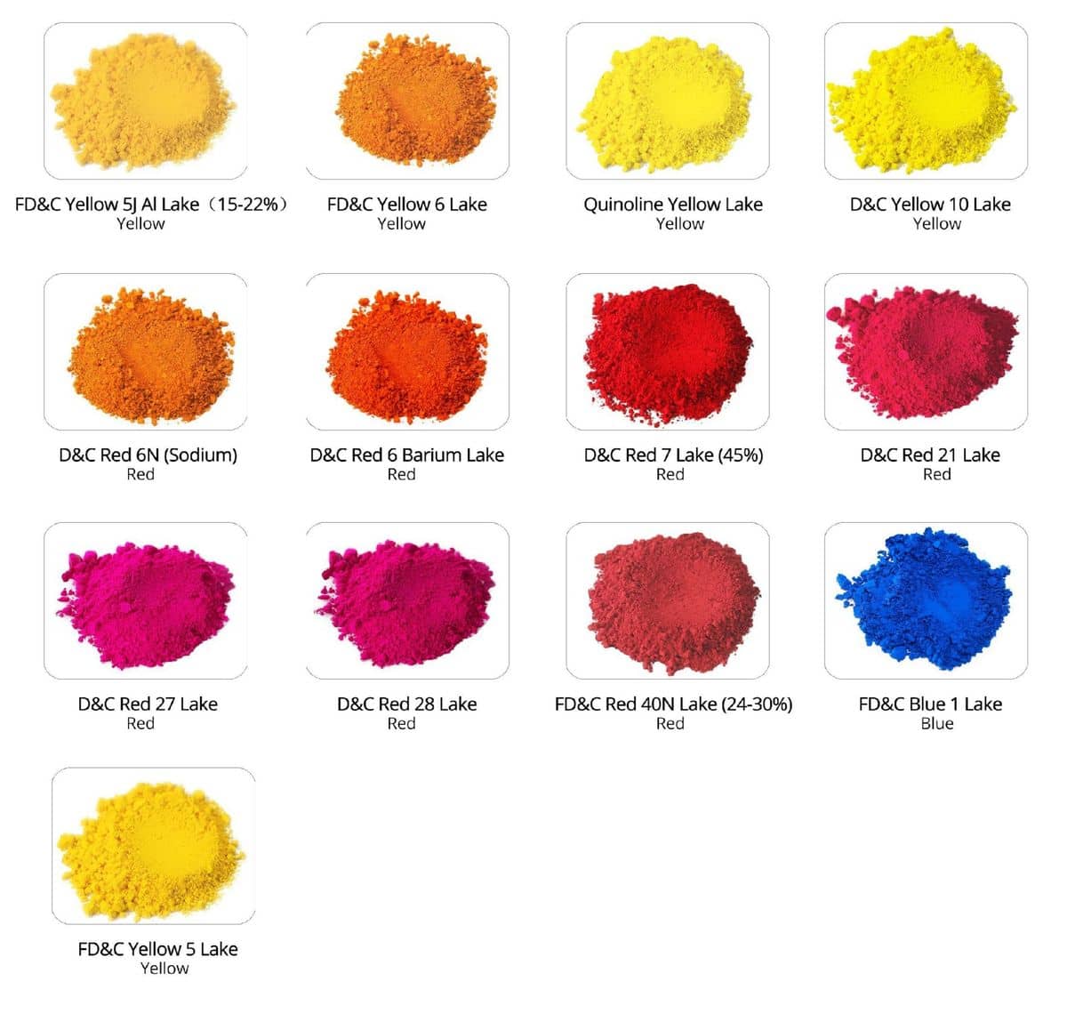 D&C Lake Pigments D&C Lake Pigments