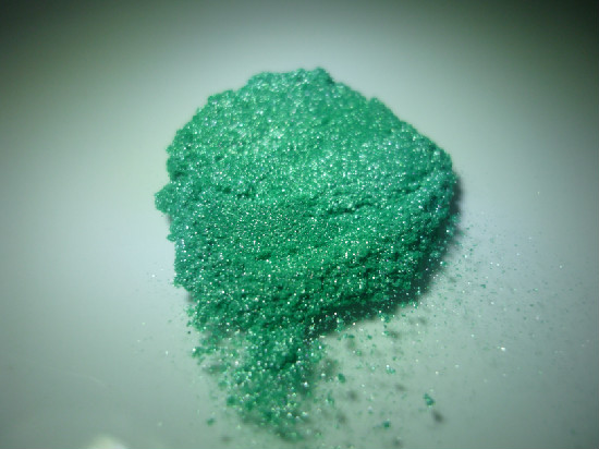 Pigment mica vert flash, 10–100 μm – KT-6057 - Kolortek