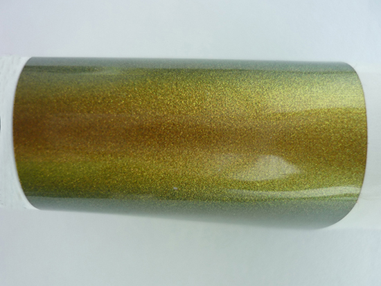 Poudre de pigment caméléon orange/cyan, 20–80 μm – KT-90507 - Kolortek