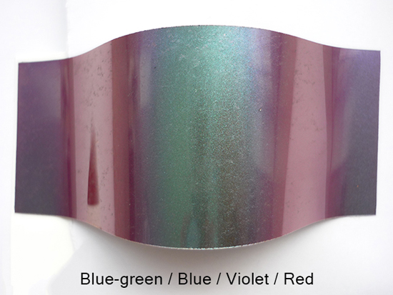 Pigment à changement de couleur bleu-vert à rouge, 5–25 μm – KT-95102 - Kolortek
