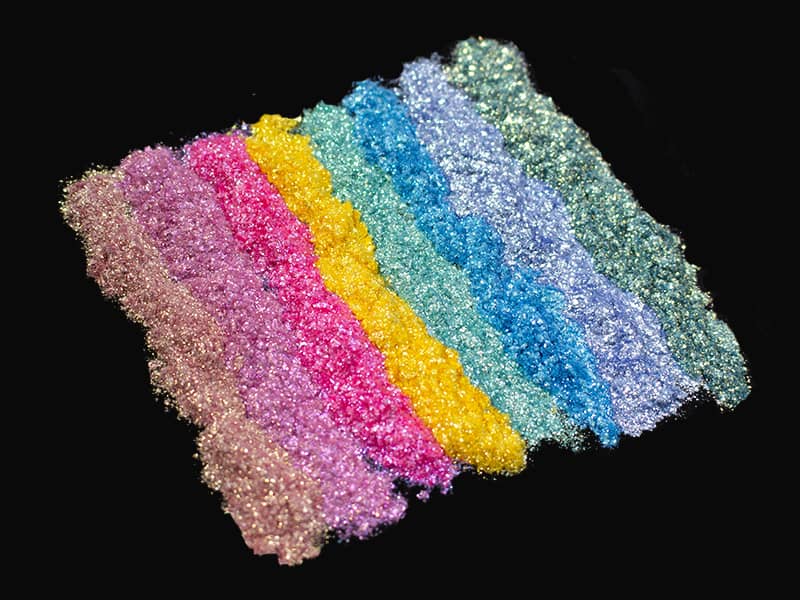 Série de perles cosmétiques multicolores