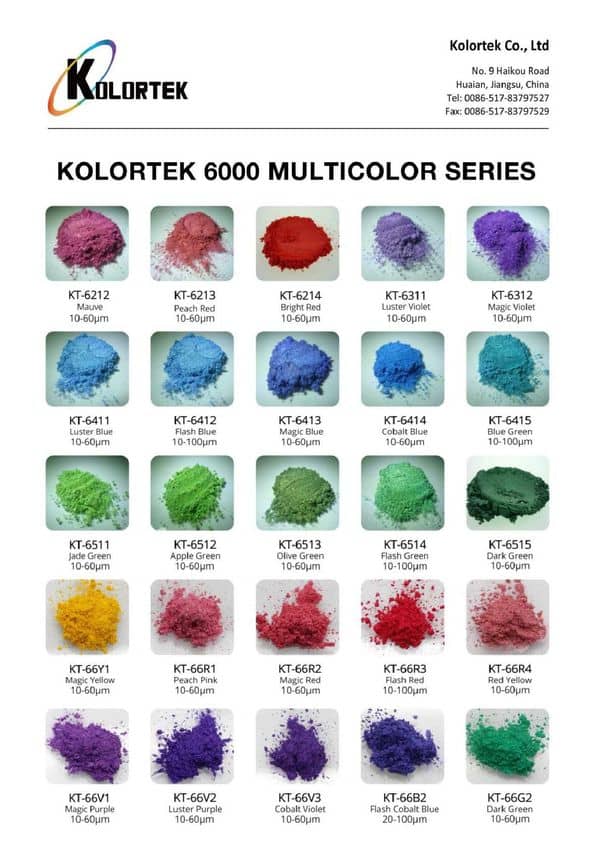 Série Kolortek 6000 Multicolore