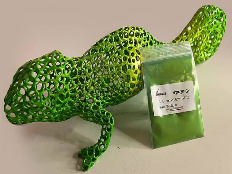 Poudre de pigment thermochromique pour revêtements industriels - Kolortek