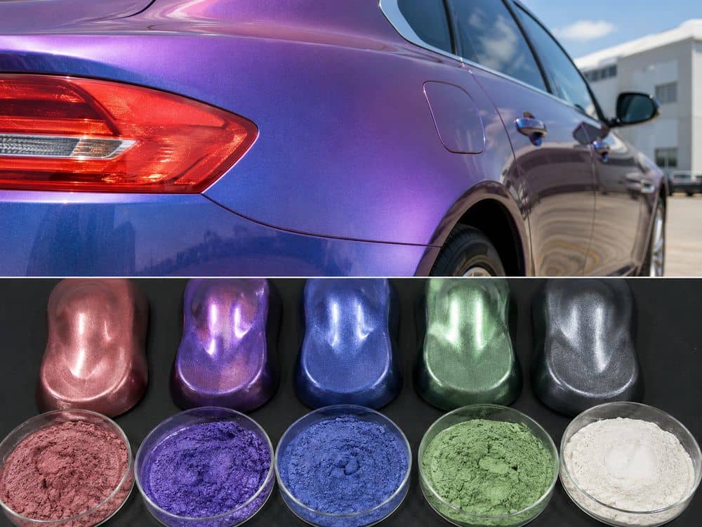 Pearl pigments for automotive