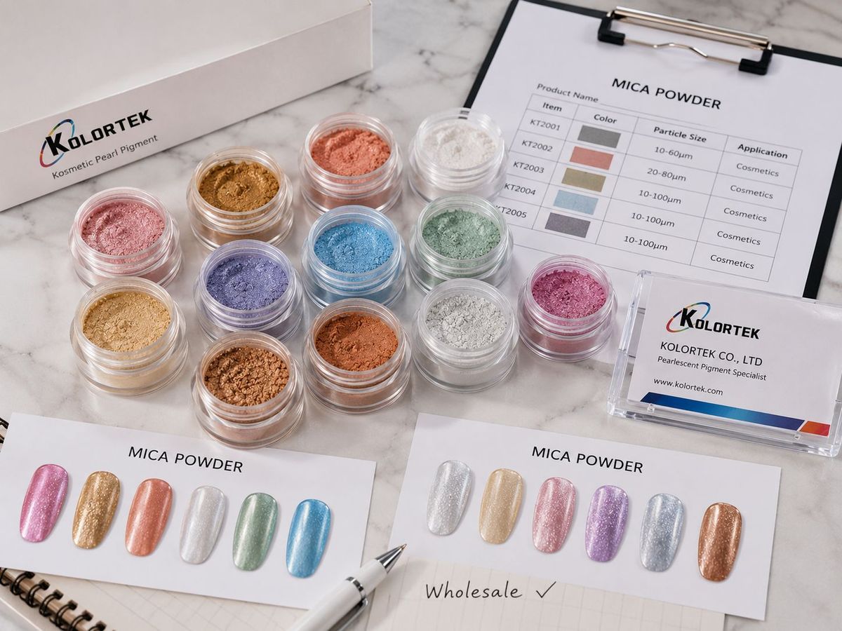 Comment s'approvisionner en poudre de mica cosmétique en gros pour votre marque