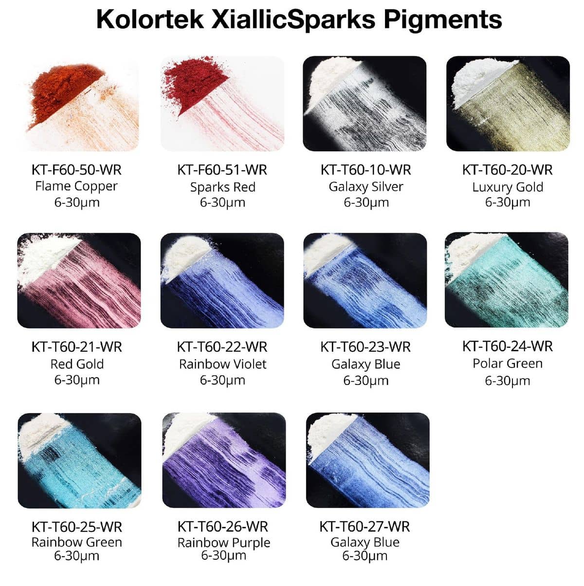xirallic equivalent pigments