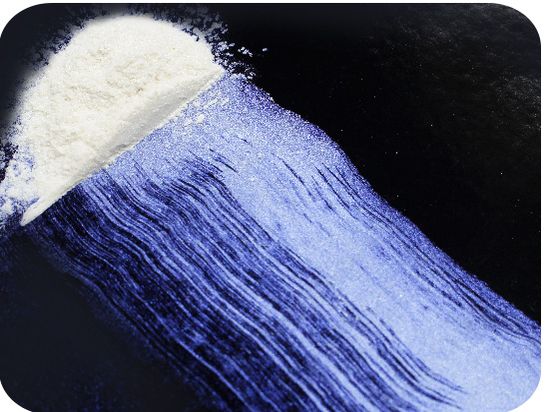 automotive blue sparkle pigment
